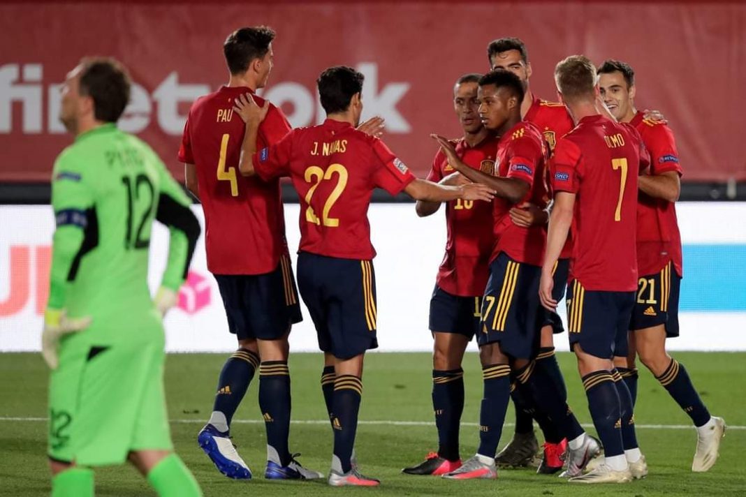 Fotbal | UEFA Nations League: Ansu Fati, cel mai tânăr marcator din istoria naționalei Spaniei. Germania fără victorie în Nations League, Mangia, primul punct cu Malta