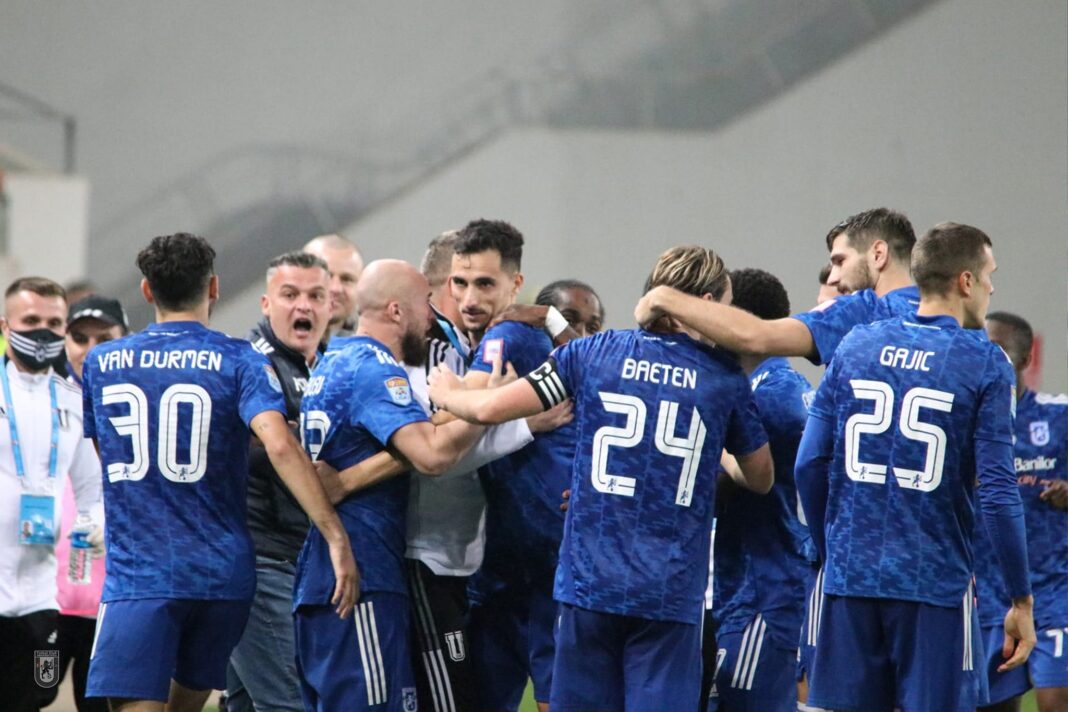 Liga 1: FCU a trecut de Gaz Metan Mediaș cu 2-0