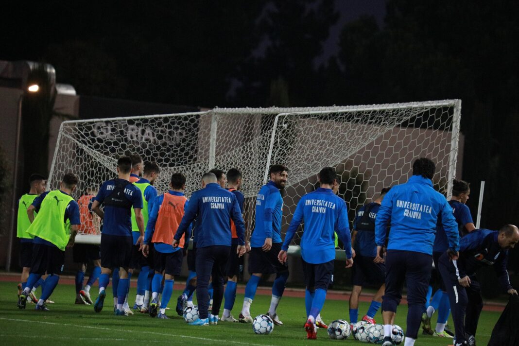 Liga 1: Cazuri de Covid la Universitatea Craiova. Amicalul cu FC Brașov a fost anulat