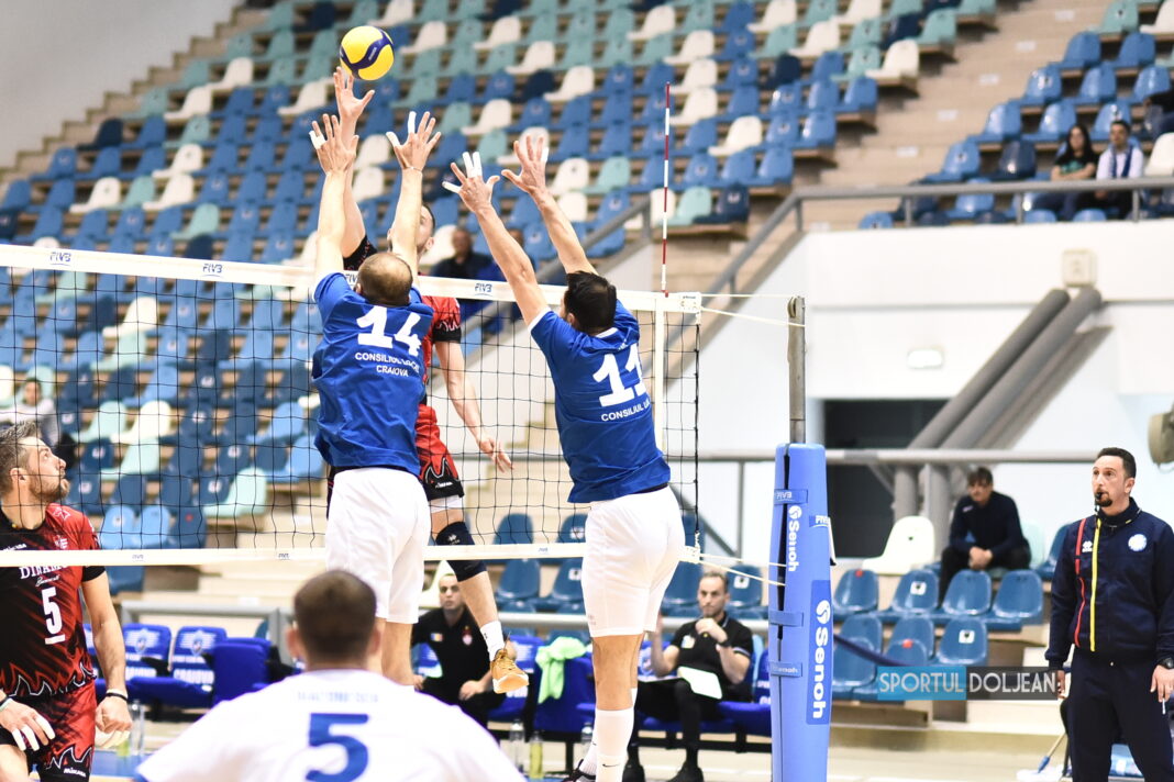 Volei: SCMU Craiova a pierdut la Dinamo cu 3-0. Băieții lui Pascu vor lupta pentru bronz
