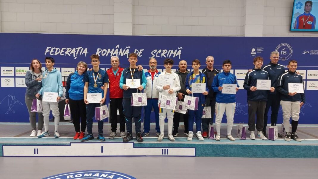 Scrimă: Sebastian Toma (LPS Craiova), bronz la Campionatul Național de Speranțe la spadă