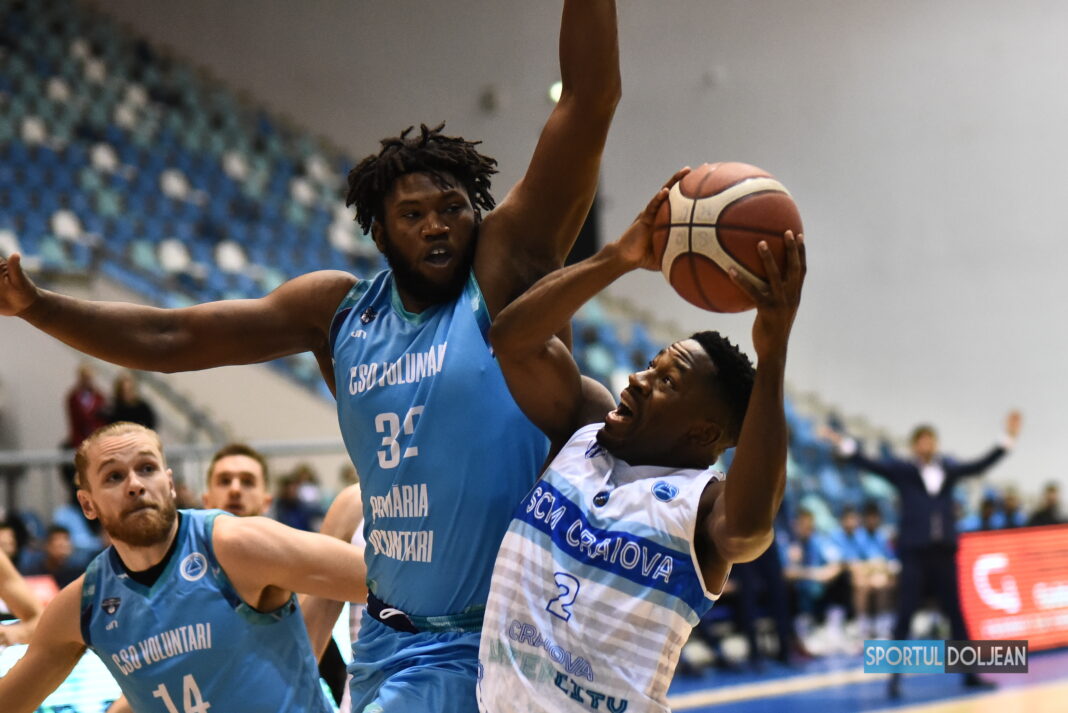 Baschet | SCM Universitatea Craiova și CSO Voluntari se întâlnesc în sferturile Cupei României
