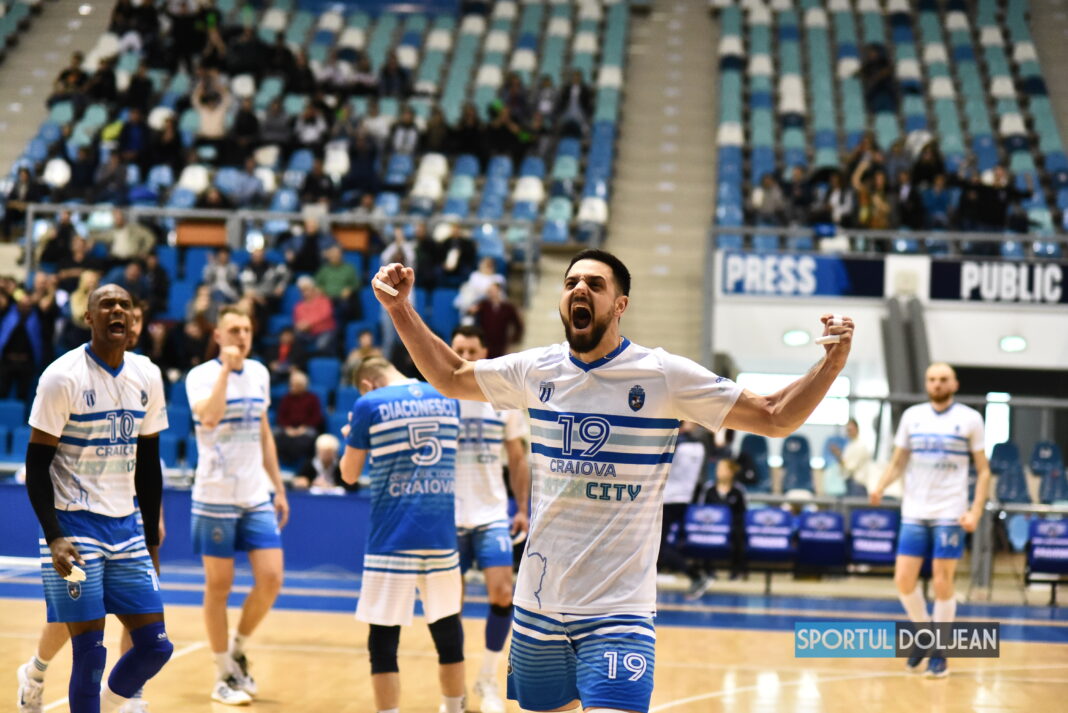 Volei | SCM Universitatea Craiova s-a calificat în semifinalele Diviziei A1