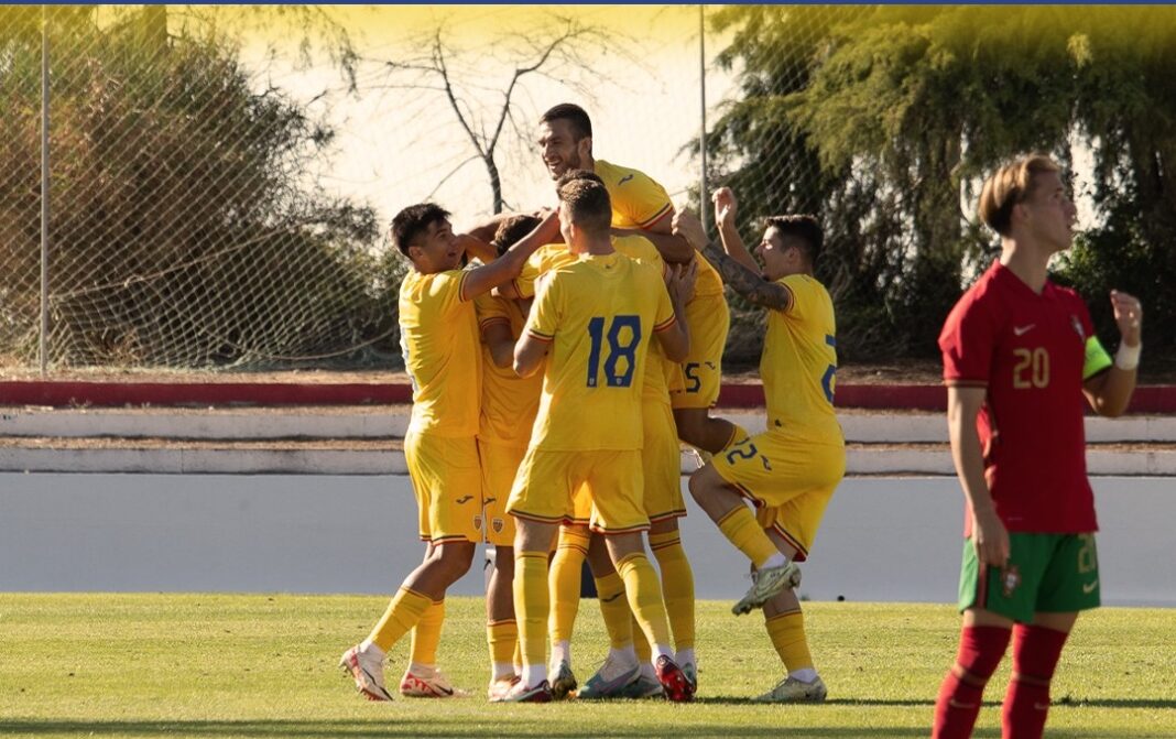 Echipa Națională | România U20 a pierdut în minutul 90+8 meciul din Portugalia