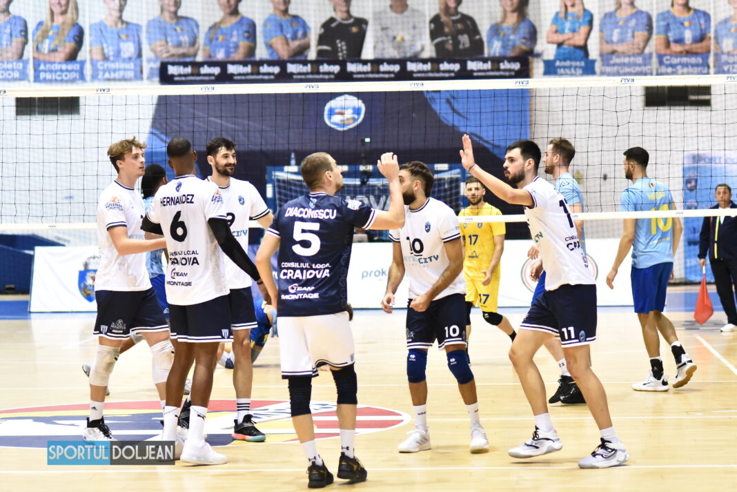 Volei | SCM Universitatea Craiova primește replica formației Explorări Baia Mare