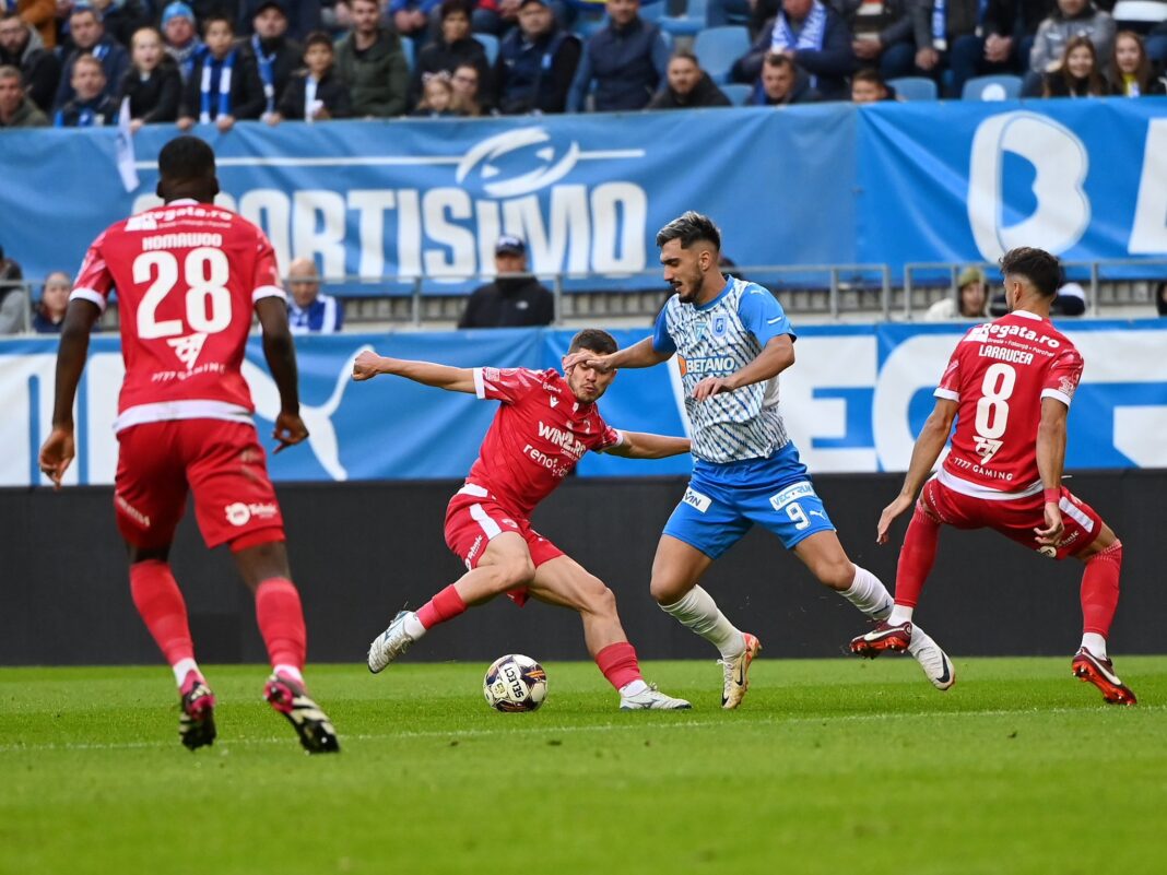 Superliga | Universitatea Craiova trece la limită de Dinamo