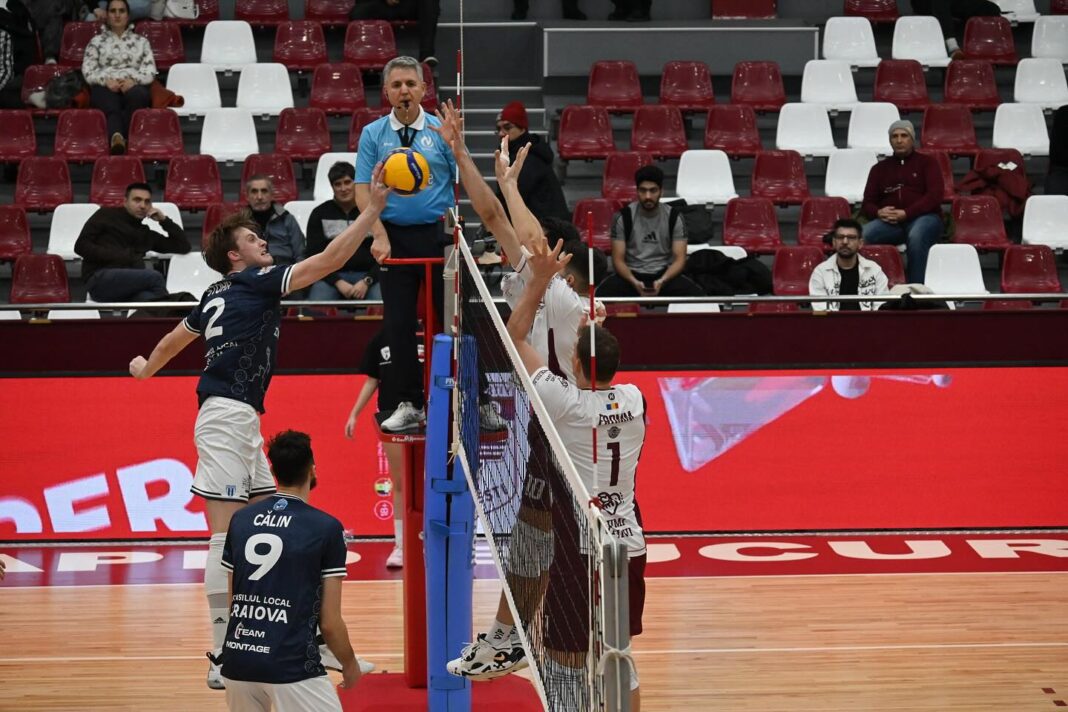 Volei | Oboseala și-a spus cuvântul. Craiova a pierdut clar disputa din Giulești