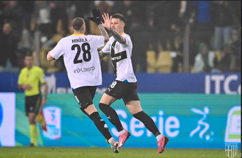 Stranieri | Dennis Man a marcat pentru Parma în meciul cu Brescia. „Cruciații”, în marș triumfal spre Serie A