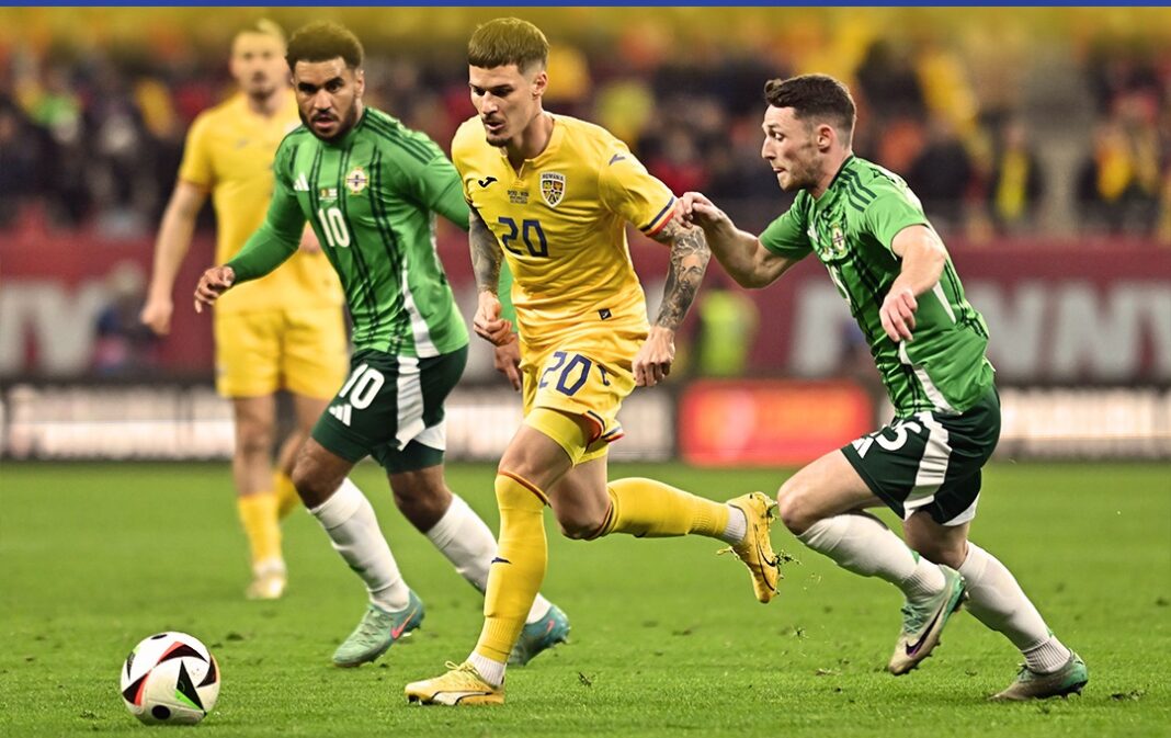Echipa Națională | Joc modest prestat de tricolori. România – Irlandei de Nord 1-1