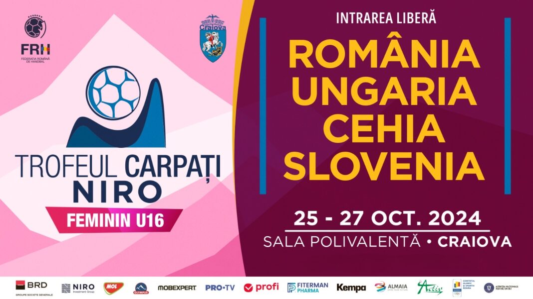 Handbal | Lotul României pentru Trofeul Carpați U16 de la Craiova