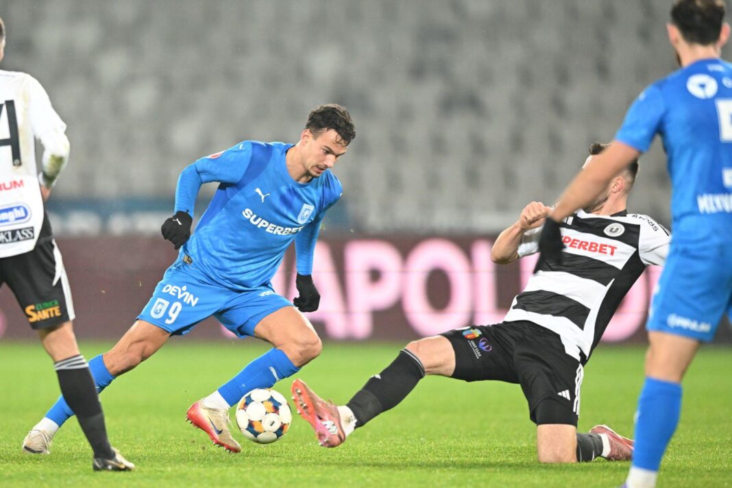 Universitatea Craiova nu a avut noroc la Cluj