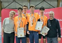 Ce performanță! Dublu aur pentru CSM Craiova la ștafete la CN U16 de la Bacău