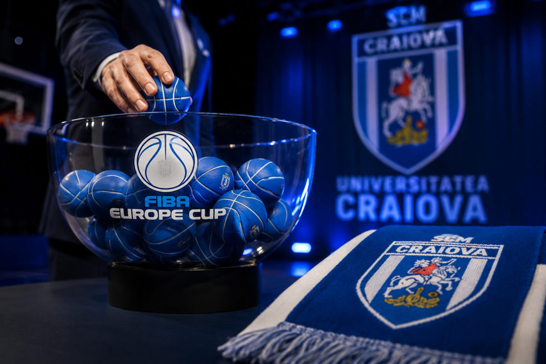 SCM Universitatea Craiova își află joi adversarele din FIBA Europe Cup
