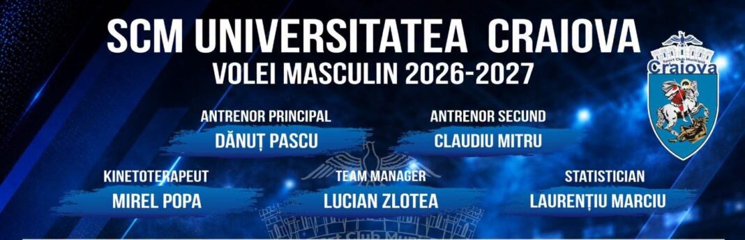 SCM Universitatea Craiova și-a definitivat lotul pentru noul sezon! Patru jucători vor reprezenta echipa la Campionatul European